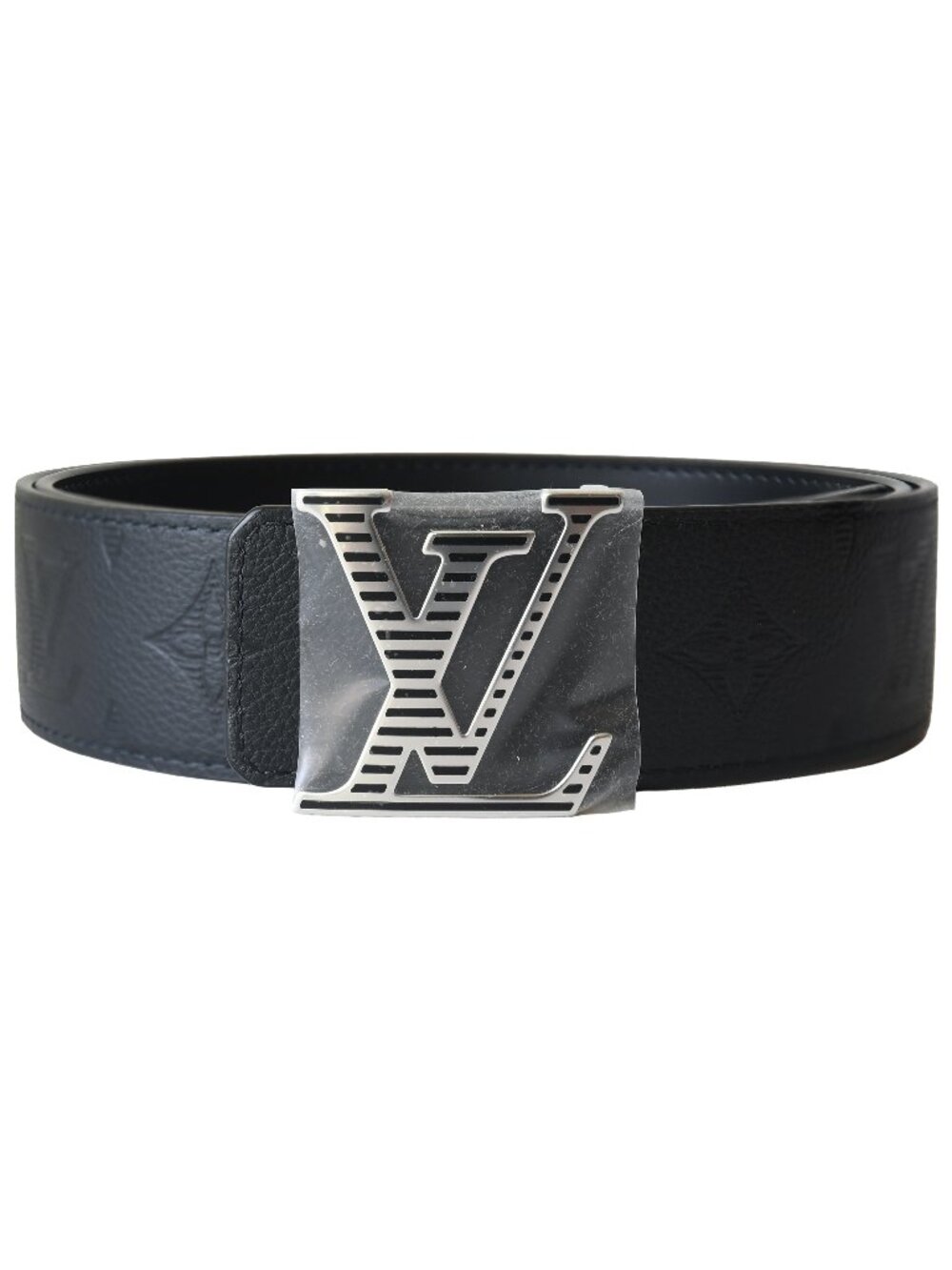 Louis Vuitton Initial Shadow 40mm Dual Reversible Belt Black